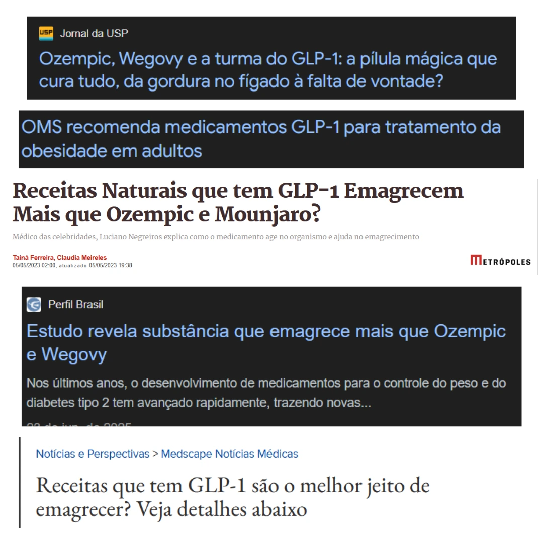 Evidências científicas sobre GLP-1 — estudos e resultados